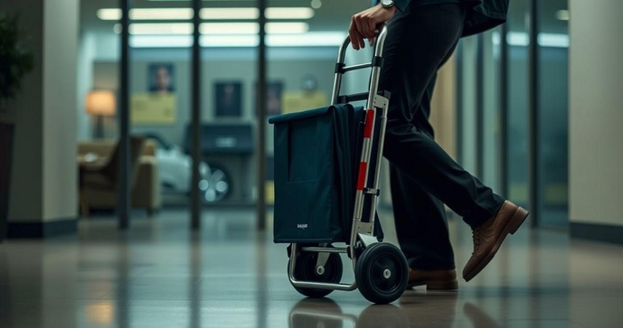 Carrinho de carga dobrável como solução prática para transporte de cargas Carrinho de carga dobrável como solução prática para transporte de cargas