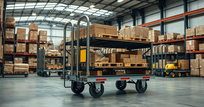 Como Escolher o Carrinho de Transporte de Carga Industrial Ideal