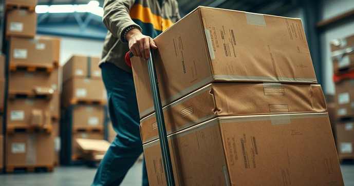 Carrinho Ideal para Transporte de Caixas: Maximizando a Eficiência